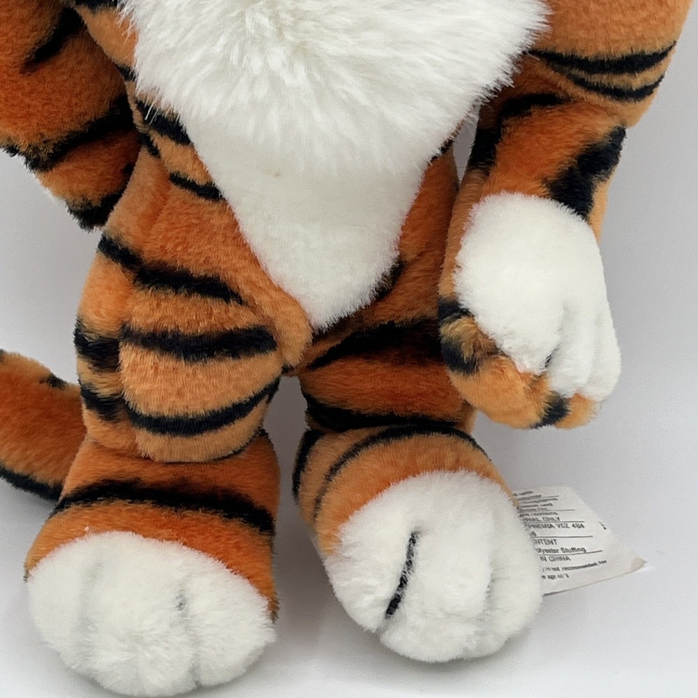 Vintage Esso Tiger Plush Stuffed Animal 10" Advertising Promo Gas Station Mascot - Picture 4 of 11